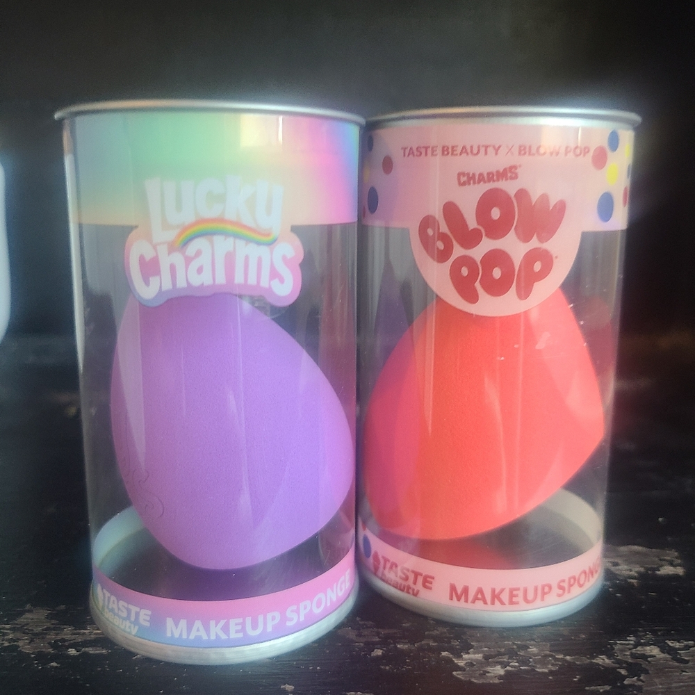 Taste Beauty X Charms Blow Pop & Lucky Charms Makeup Blender Sponges NEW!